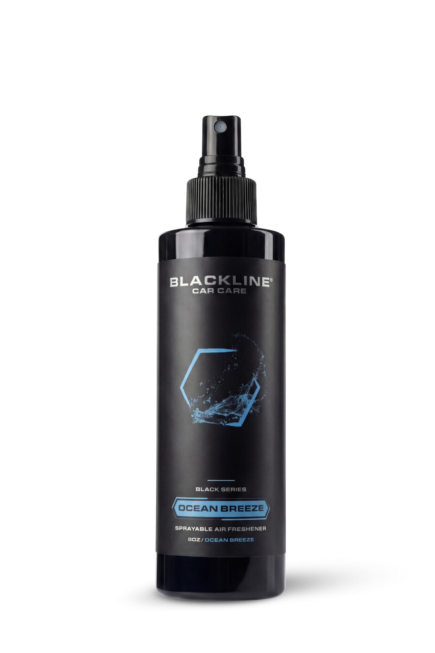 Blackline Car Care 8oz car air freshener spray bottle with Ocean Breeze scent on Tampa Home & Garden Store