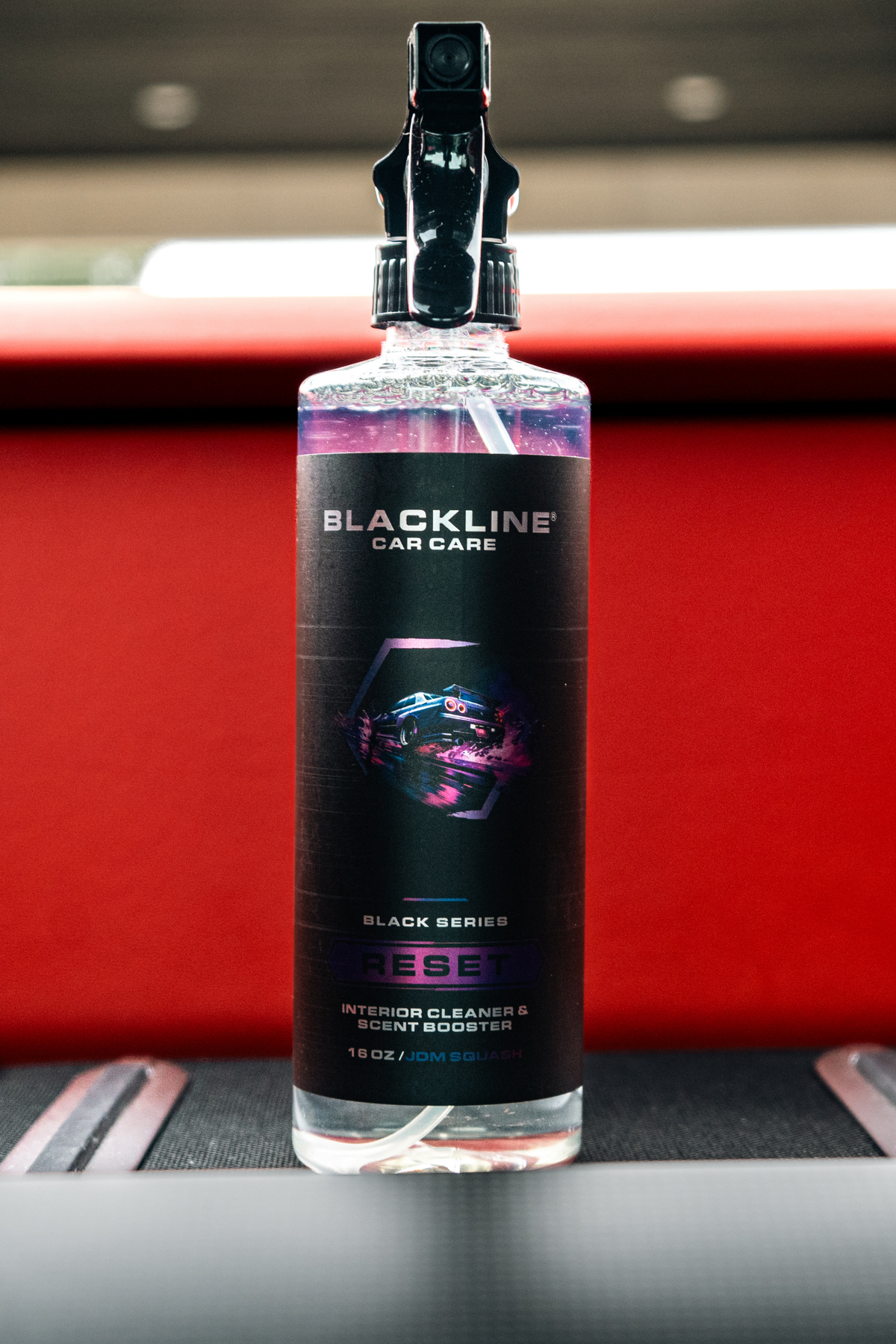 BLACKLINE RESET interior cleaner & scent booster spray bottle, black label car care on Tampa Home & Garden Store