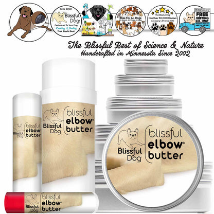 Blissful Elbow® Butter Conditions Your Dog's Elbow Calluses - Tampa Home & Garden Store