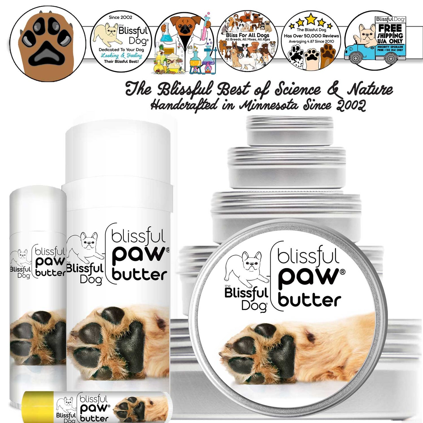 Blissful Paw® Butter Moisturizes Rough, Dry Paw Pads - Tampa Home & Garden Store
