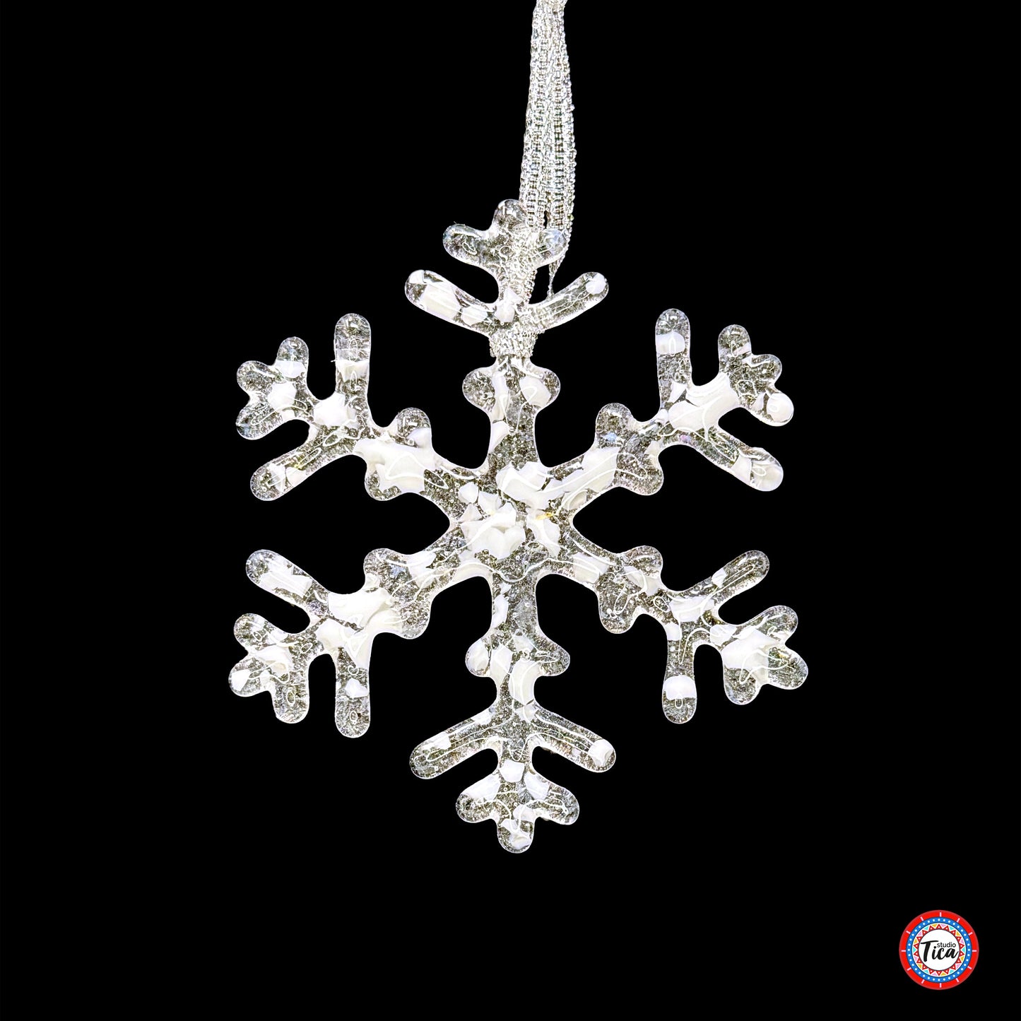 Copos de nieve de cristal hechos a mano - La ventisca - por studioTica