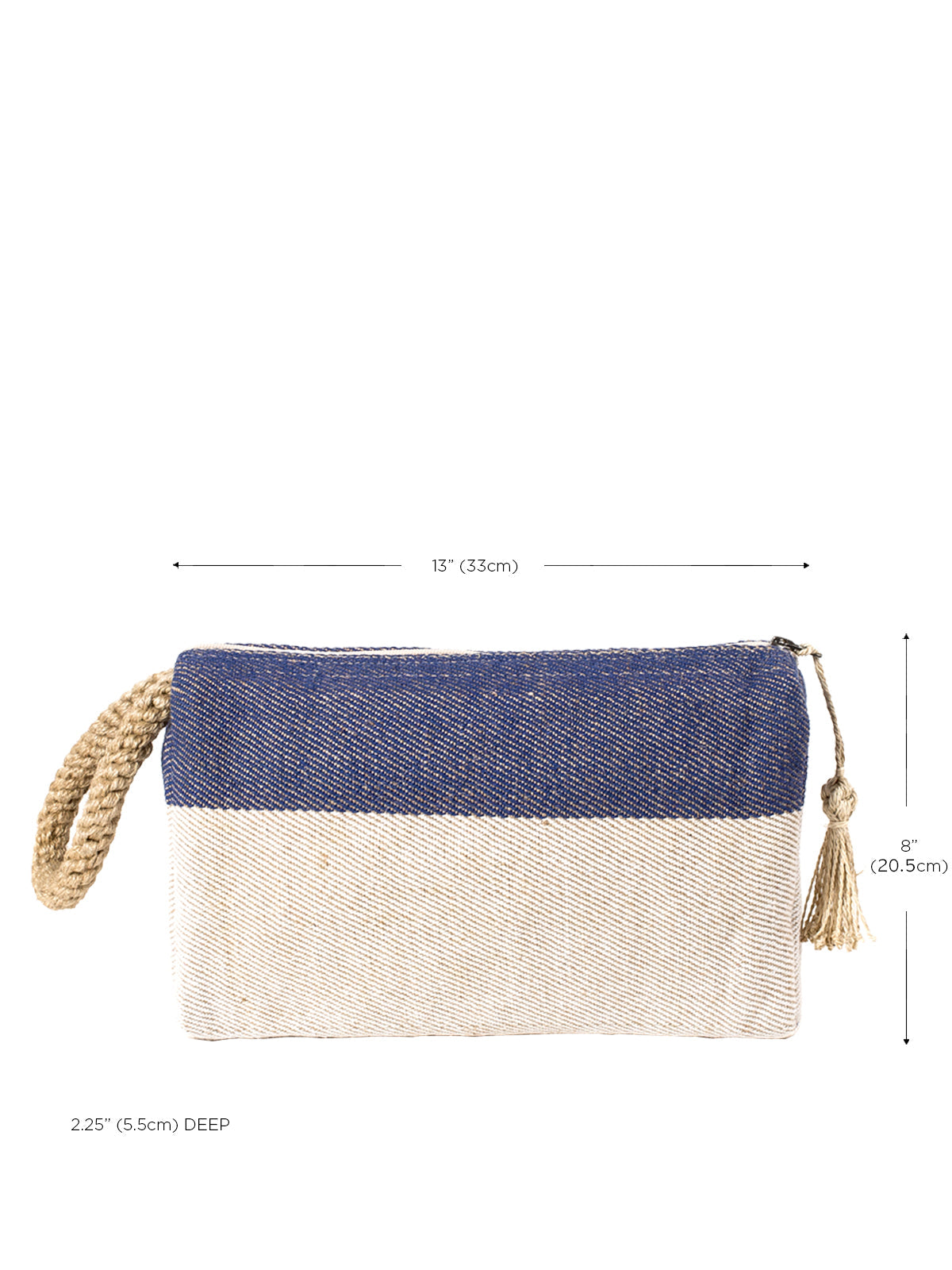 Block A Clutch - Blue - Tampa Home & Garden Store