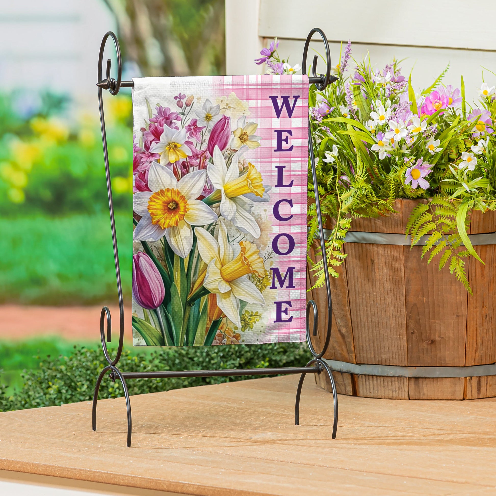 Blooming Buttercups Burlap Garden Flag - Tampa Home & Garden Store