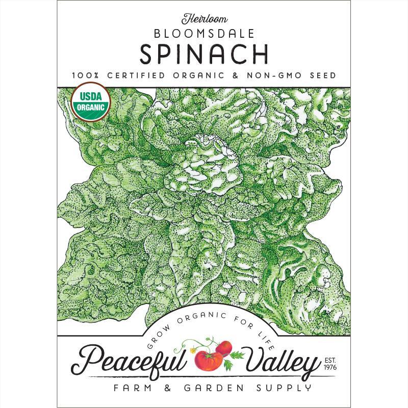 Bloomsdale Spinach Seeds (Organic) - Tampa Home & Garden Store
