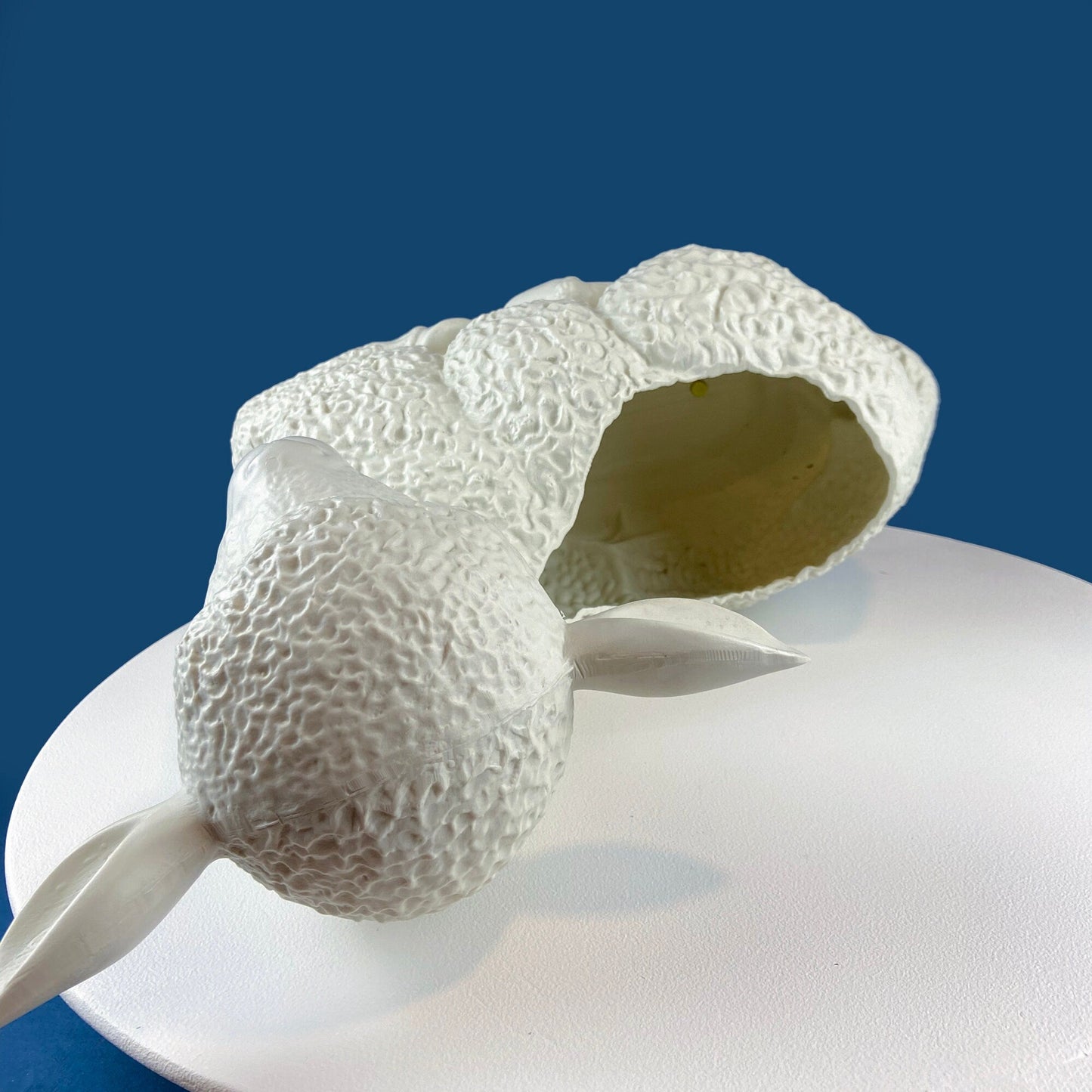 Blow Mold White Lamb Planter or Large Table Decoration. Cute Baby Sheep. Inside/Outside, Easter/Spring, Home, Retail, Cafe, Bakery Display. - Tampa Home & Garden Store