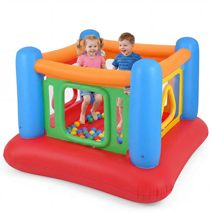 Inflatable Bounce House for Kids with Clear Sides