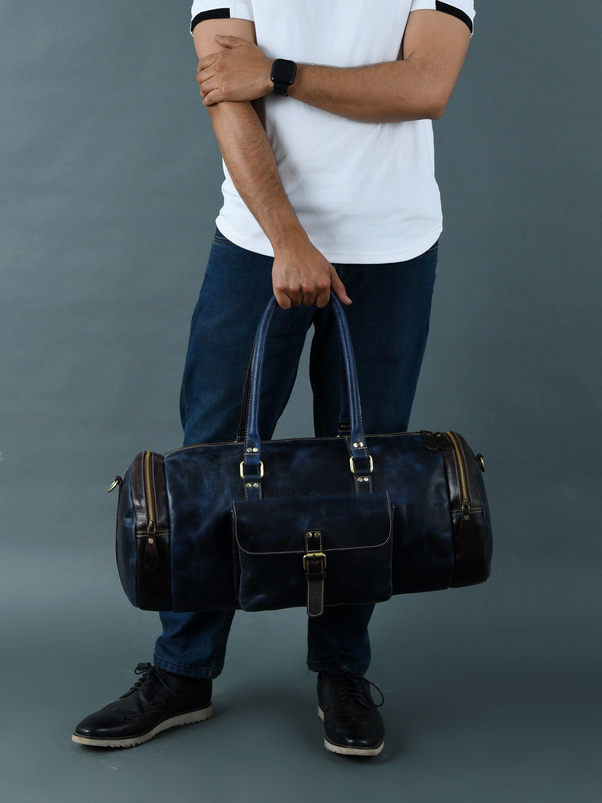 Blue Premium Duffle - Tampa Home & Garden Store