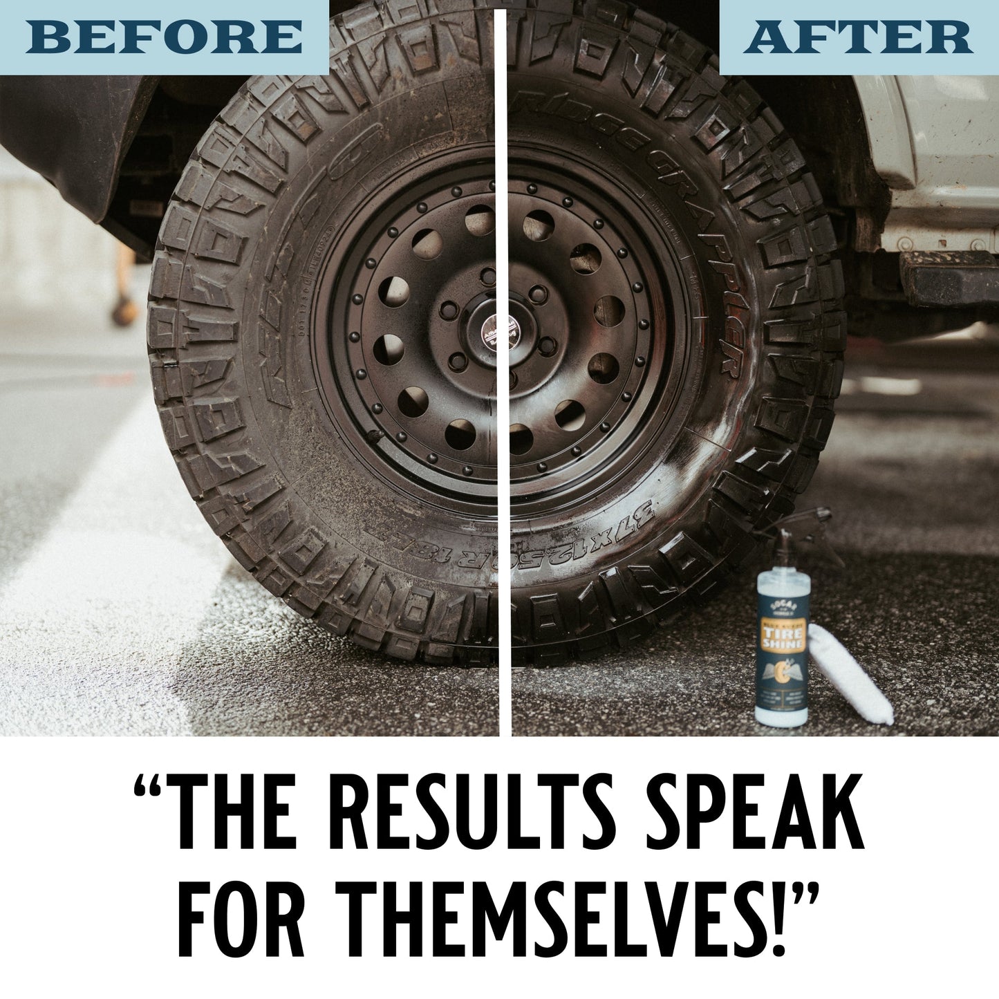 Blue Suede Tire Shine with Protect Shield Formula™ - Tampa Home & Garden Store