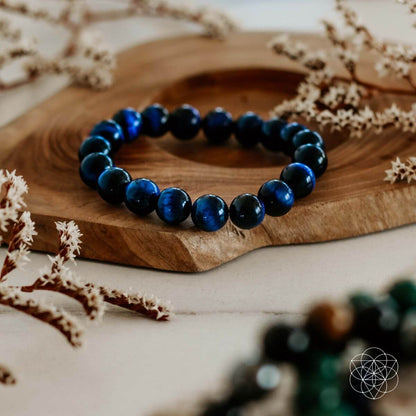 Blue Tiger’s Eye Bracelet - Tampa Home & Garden Store