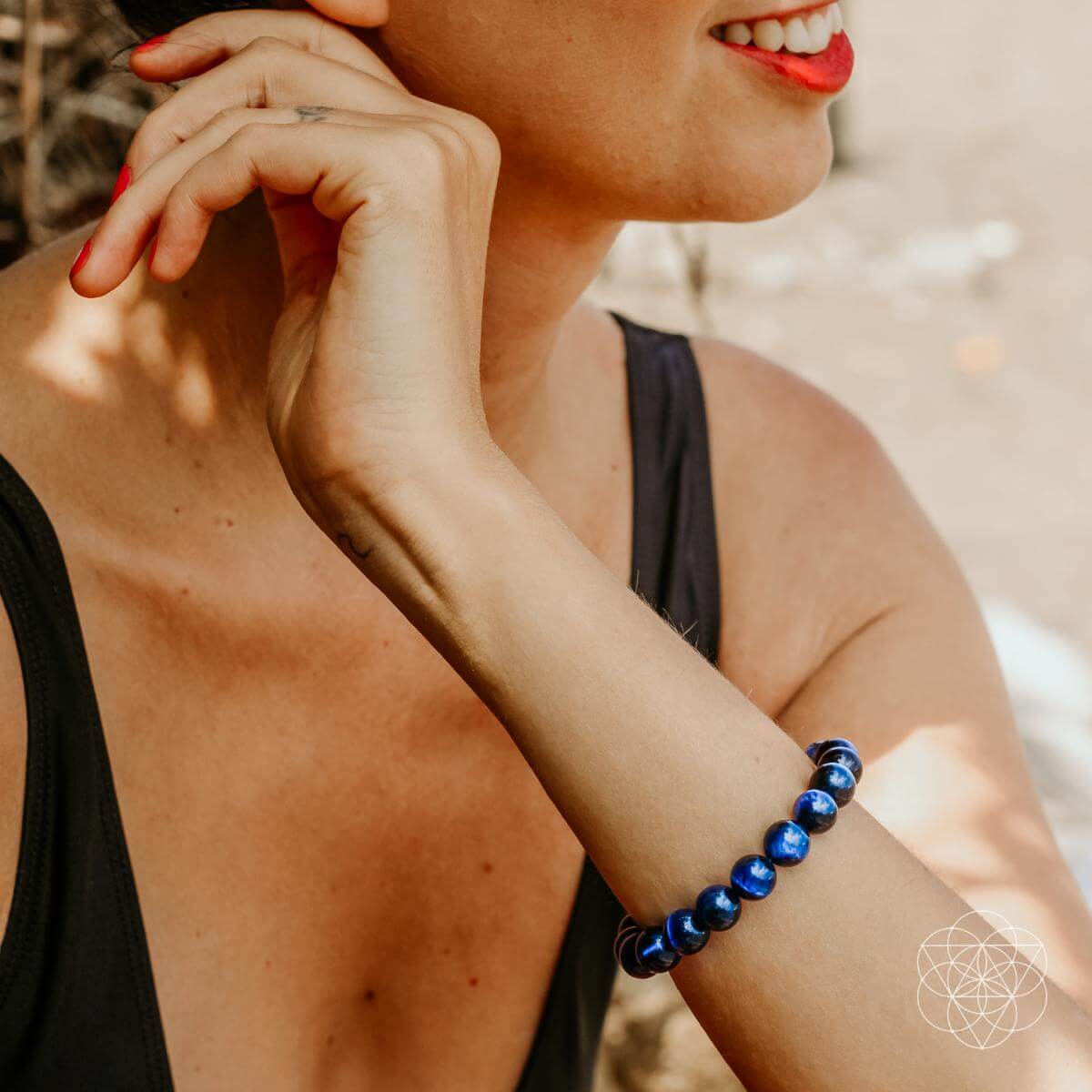Blue Tiger’s Eye Bracelet - Tampa Home & Garden Store