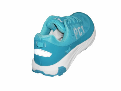 PCT Trail Shoe Light Blue by River Country Gear, teal upper with white sole on Tampa Home & Garden Store