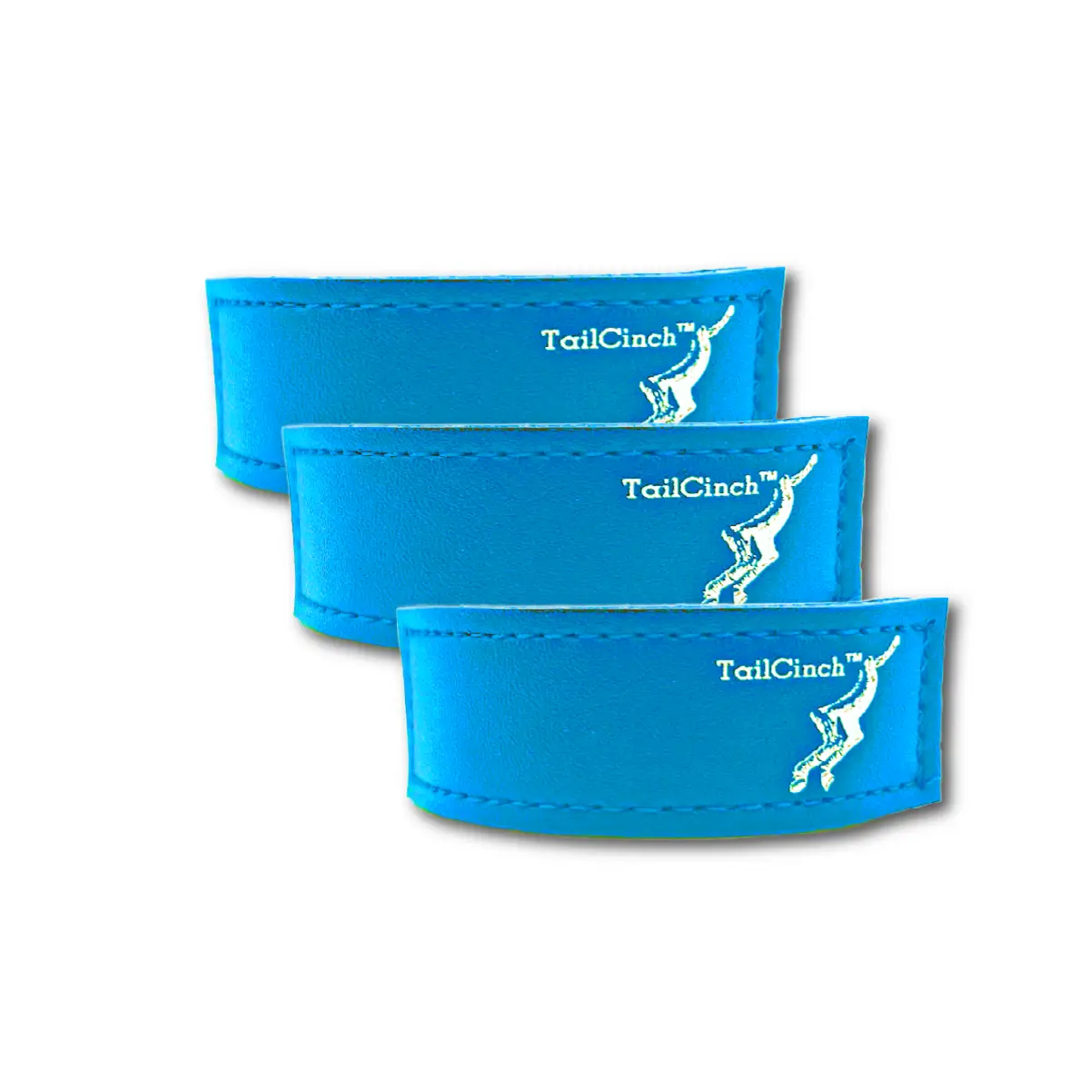 TailCinch Equine Tail Ties blue set of 3 on Tampa Home & Garden Store