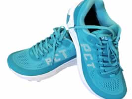 PCT Trail Shoes by River Country Gear light blue athletic sneakers pair on Tampa Home & Garden Store