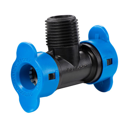 1/2" Blu-Lock x 1/2" MPT Tee