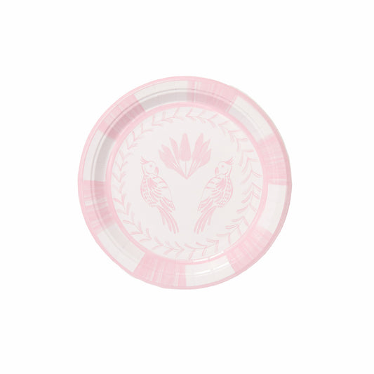 Blush and Ballet Josephine Lovebirds Dessert Plates - 8 pack - Tampa Home & Garden Store