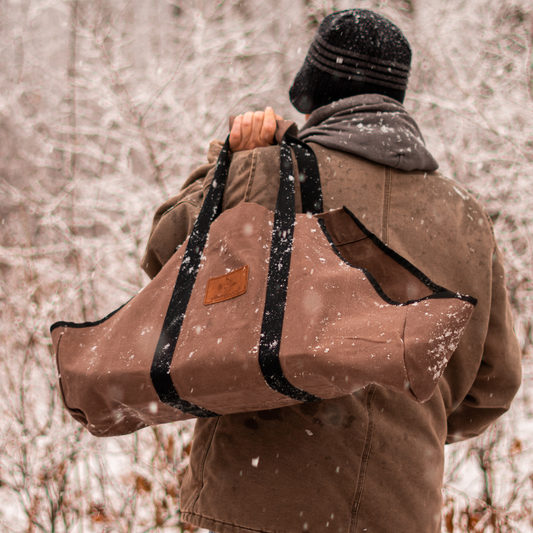 Boat Shape Canvas Firewood Log Carriers - Tampa Home & Garden Store