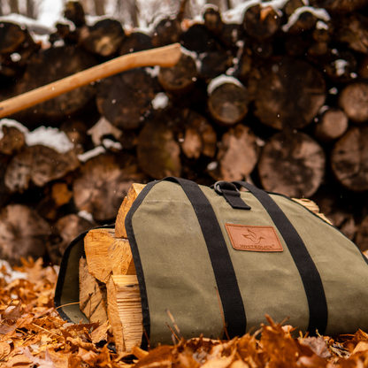 Boat Shape Canvas Firewood Log Carriers - Tampa Home & Garden Store