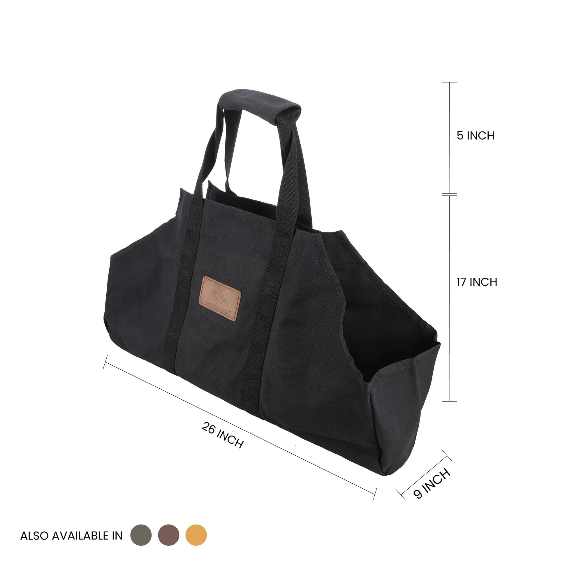 Boat Shape Canvas Firewood Log Carriers - Tampa Home & Garden Store