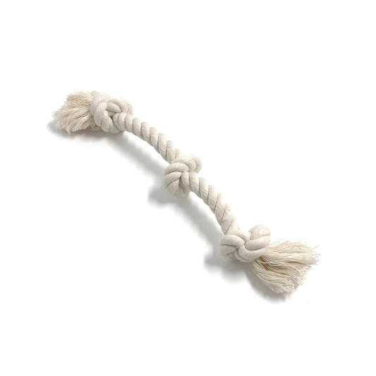 Boba & Vespa 100% Organic Cotton Rope Dog Toy - 5 Sizes - Tampa Home & Garden Store
