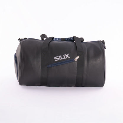 The King Bag duffel by Siux USA in black with blue zipper pocket and dual carrying handles on Tampa Home & Garden Store