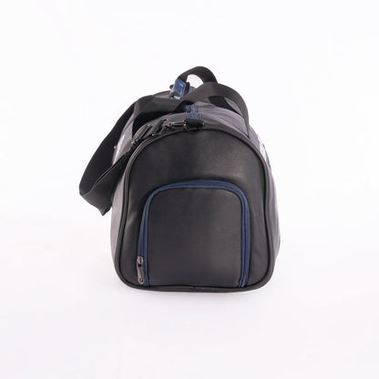 The King Bag by Siux USA, black bag with blue zipper front pocket and carry handles on Tampa Home & Garden Store