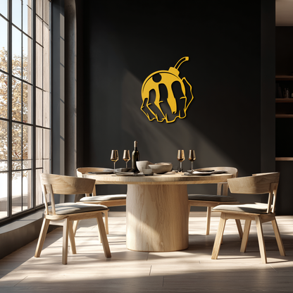 Bomb Hand Metal Wall Art - Edgy Modern Steel Decor - KAF085 - Tampa Home & Garden Store