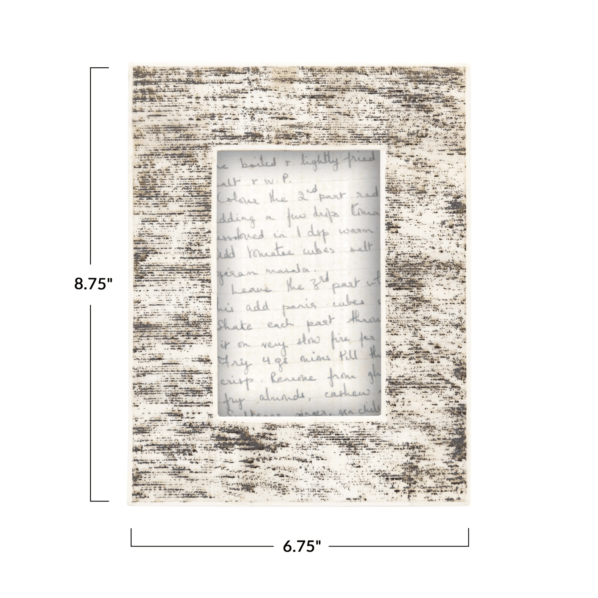 Bone Picture Frame in Natural and Black - Tampa Home & Garden Store
