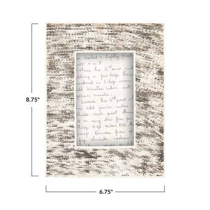 Bone Picture Frame in Natural and Black - Tampa Home & Garden Store