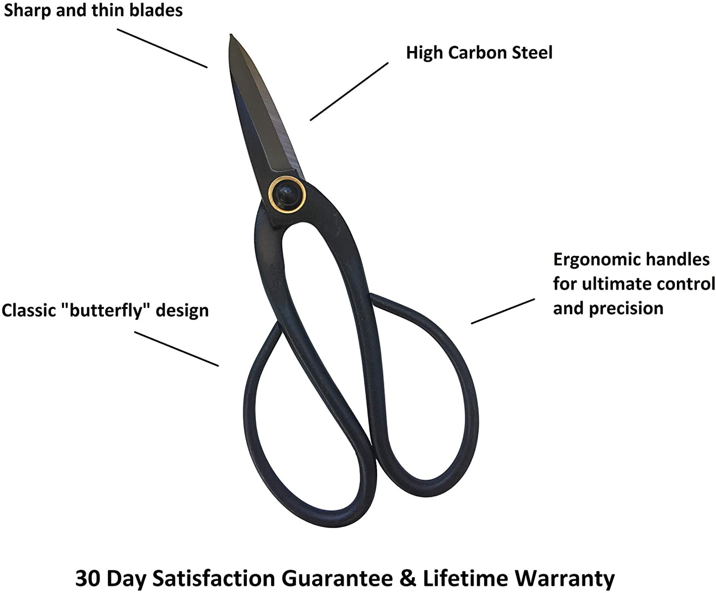 Bonsai Pruning Shears Scissors 200mm - Tampa Home & Garden Store