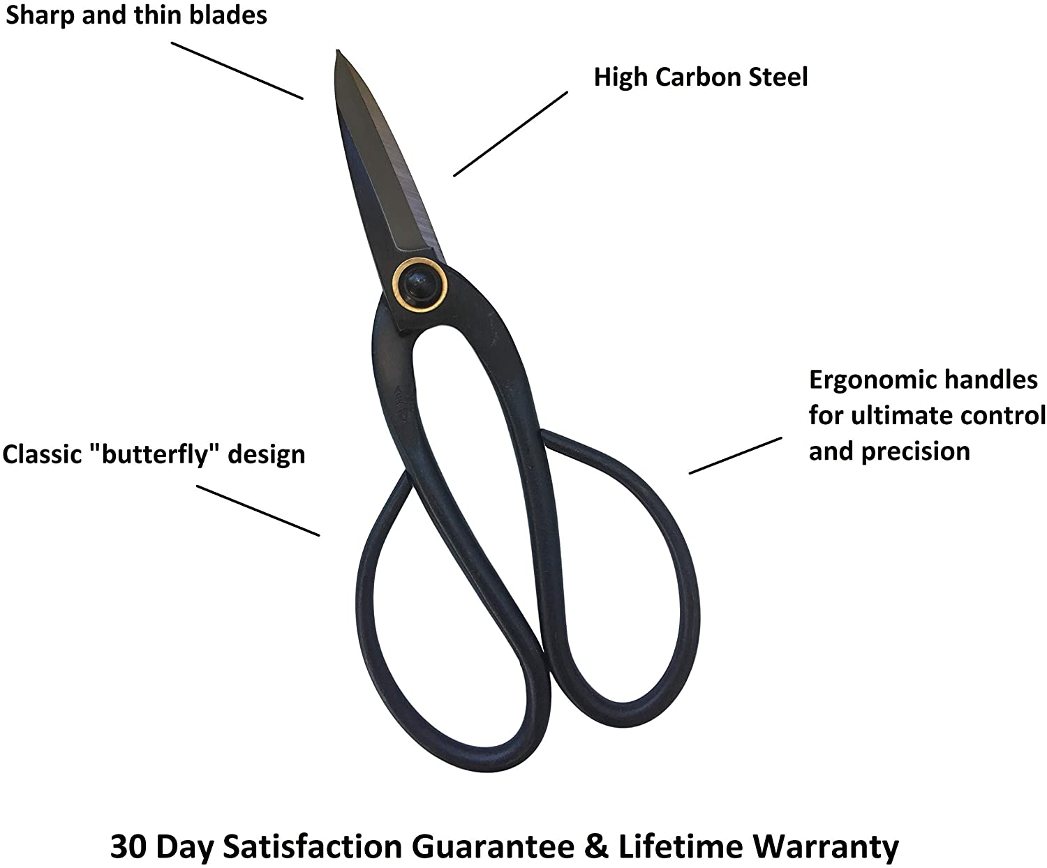 Bonsai Pruning Shears Scissors 200mm - Tampa Home & Garden Store