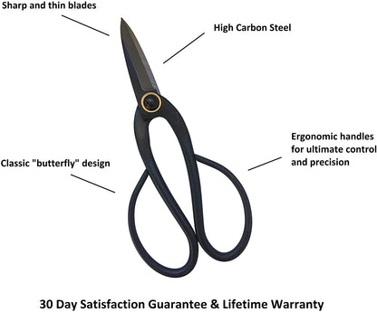 Bonsai Pruning Shears Scissors 200mm - Tampa Home & Garden Store