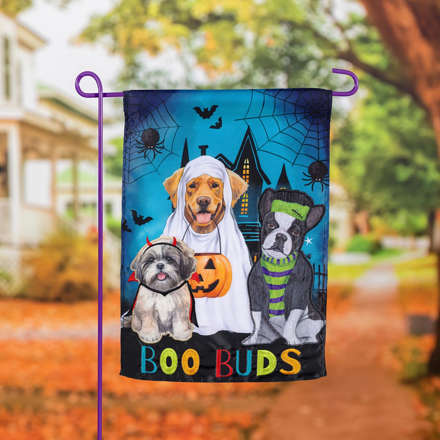 Boo Buds Applique Garden Flag - Tampa Home & Garden Store