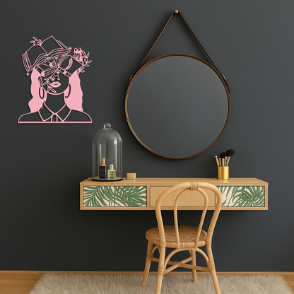 Book Lover Woman Silhouette Metal Wall Art – Reading & Knowledge Inspired Home Decor - KAFGP149 - Tampa Home & Garden Store