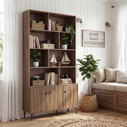 Bookshelf With 3 Doors and 2 Anti Tipping Kits