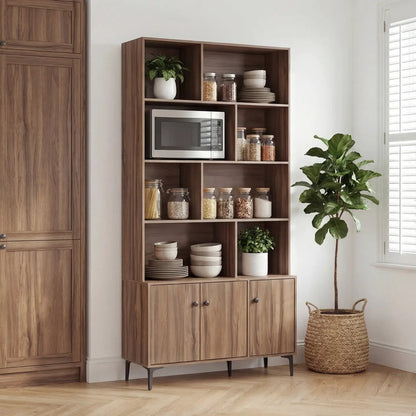 Bookshelf With 3 Doors and 2 Anti Tipping Kits