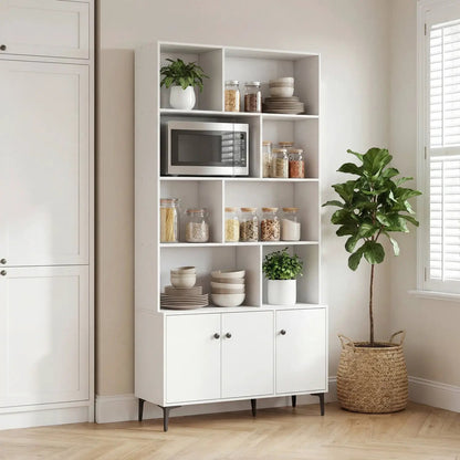 Bookshelf With 3 Doors and 2 Anti Tipping Kits