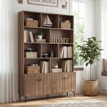 Bookshelf Four Doors and Anti-Tipping Kits