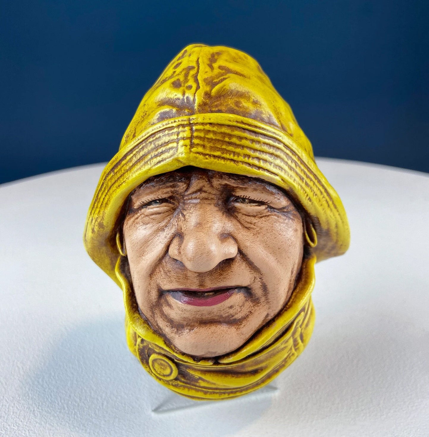 Bosson Like Chalkware Head of Pancho Villa. Life Like Caricature of Spanish Man in Red Sombrero. Ethnic Wall Hanging. Collectible Bust. - Tampa Home & Garden Store
