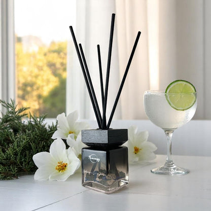 Botanical Gin and Juniper Crystal-Enhanced Reed Oil Diffuser, 100ml - Tampa Home & Garden Store