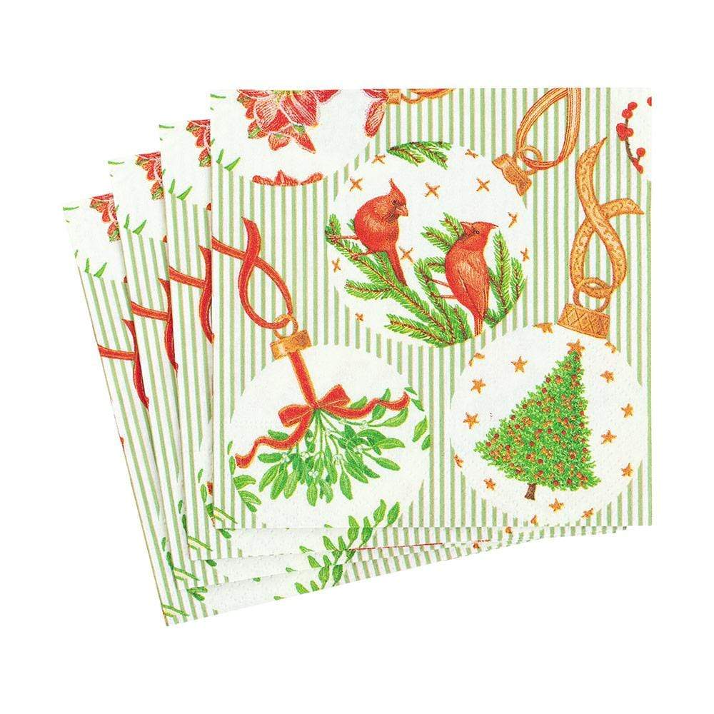 Botanical Ornaments Paper Cocktail Napkins - Tampa Home & Garden Store