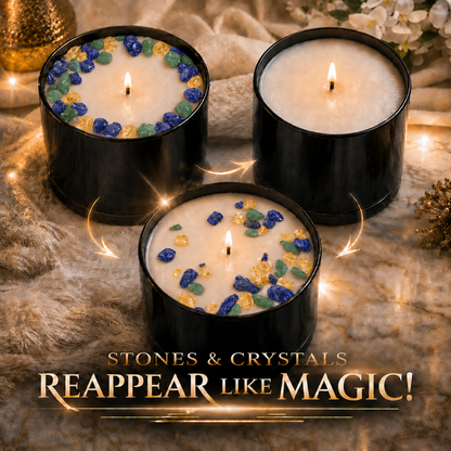 Botanical Gin & Juniper Crystal Candle, 9oz