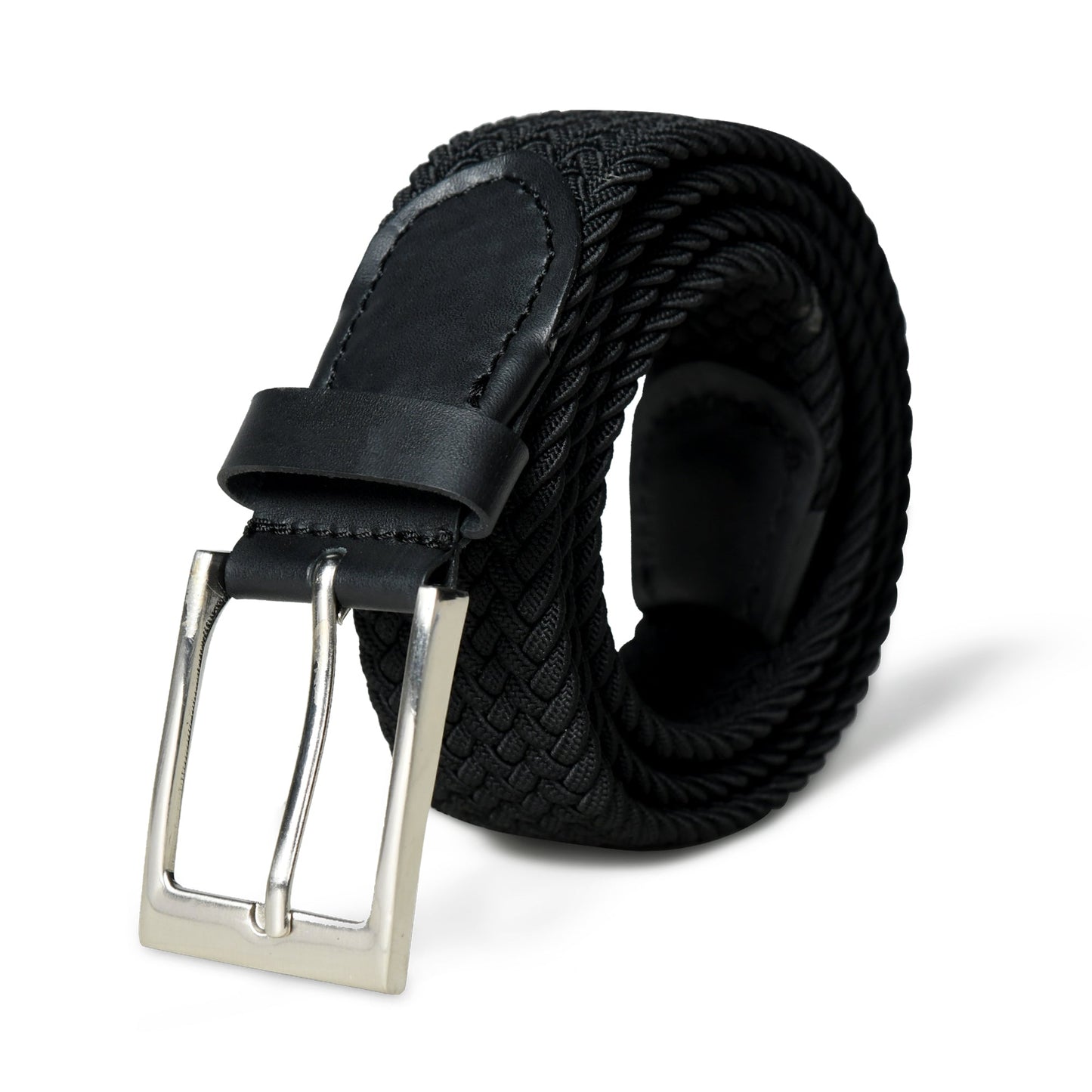 Braided Black Canvas Belt - Tampa Home & Garden Store