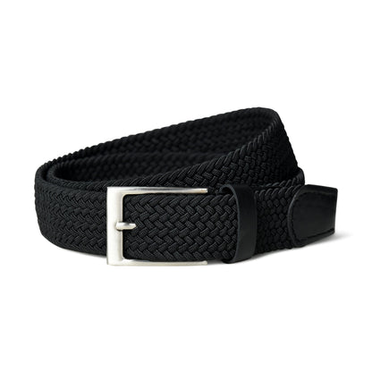 Braided Black Canvas Belt - Tampa Home & Garden Store