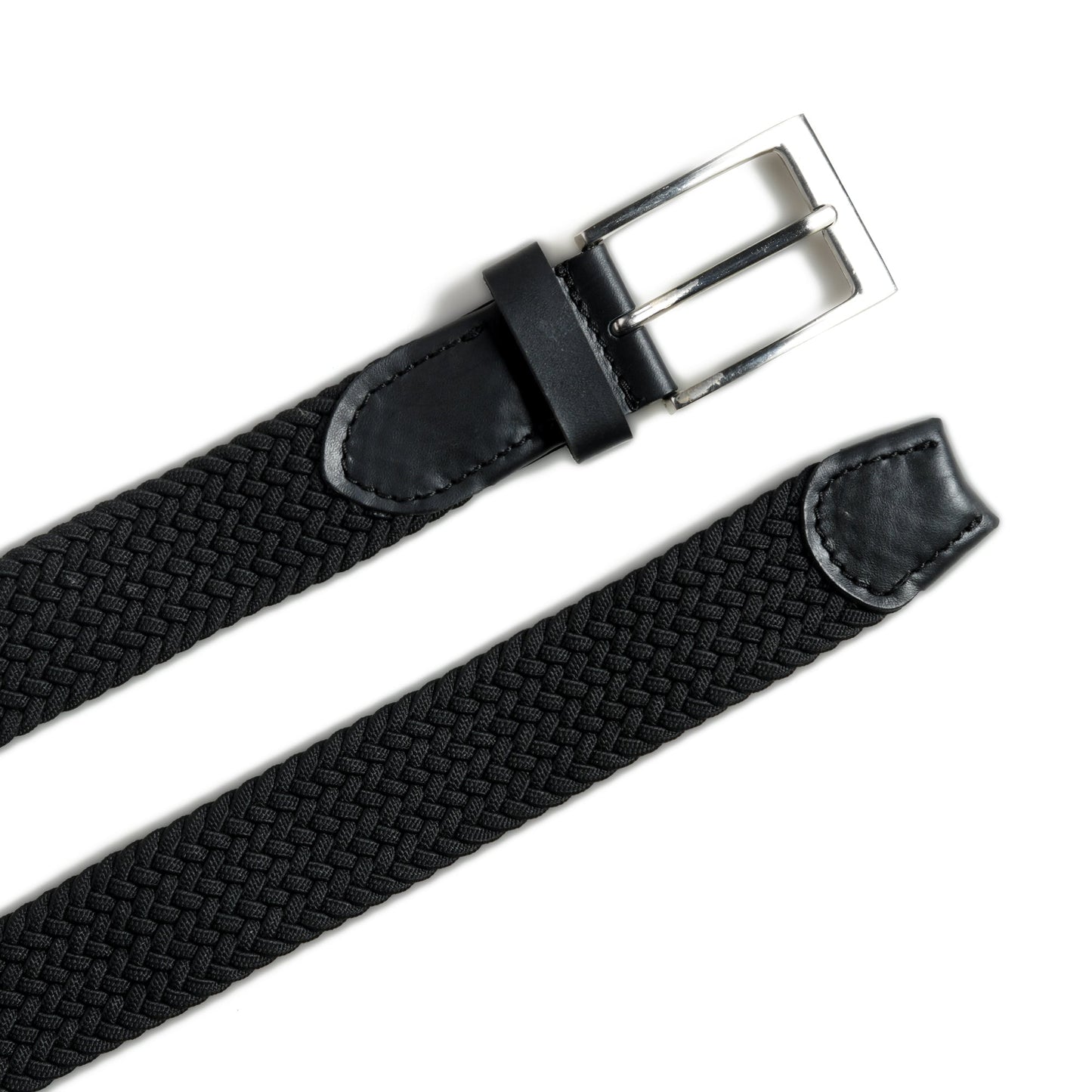 Braided Black Canvas Belt - Tampa Home & Garden Store