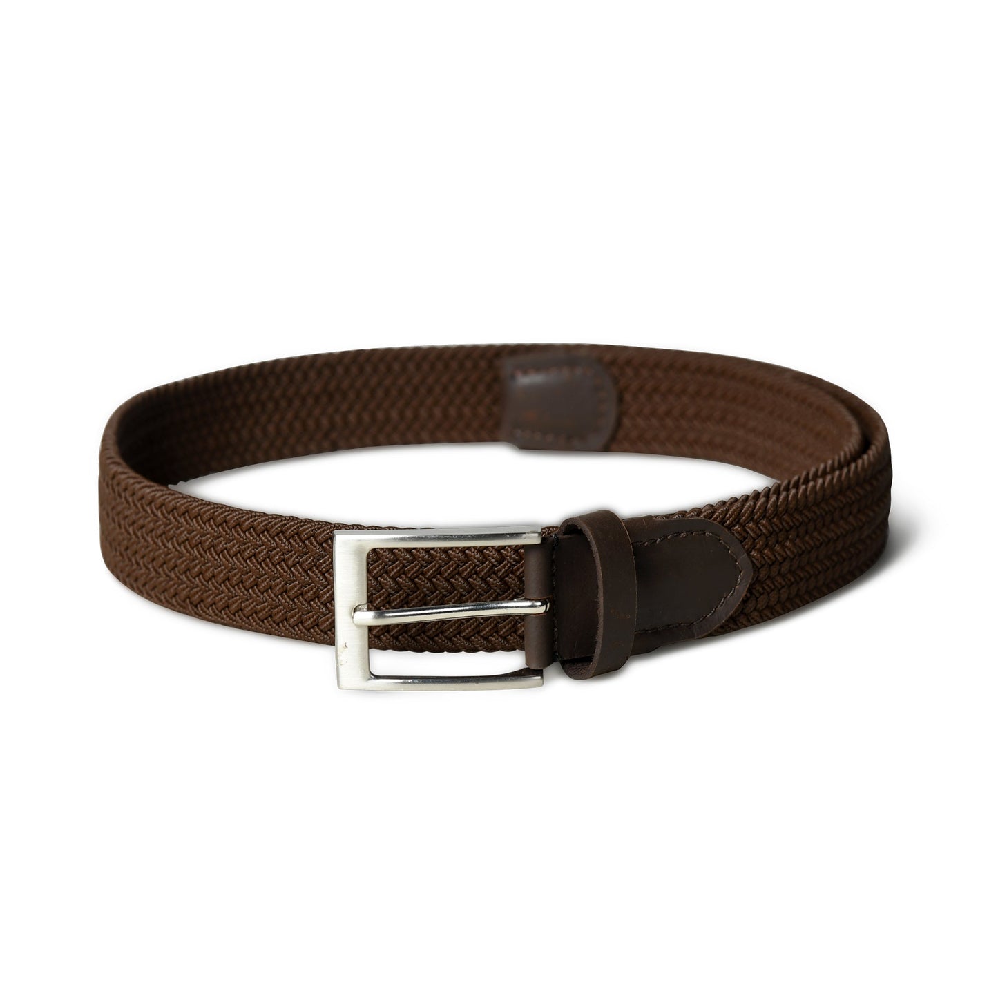 Braided Brown Canvas Belt - Tampa Home & Garden Store
