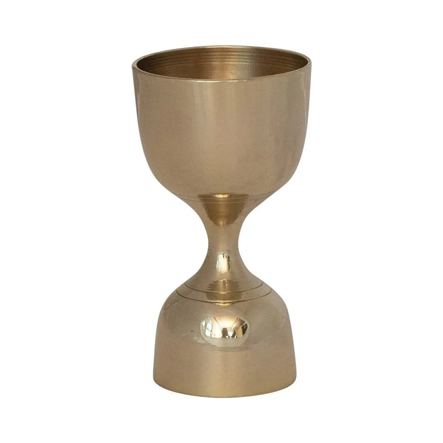 Brass Double Sided Cocktail Jigger - Tampa Home & Garden Store