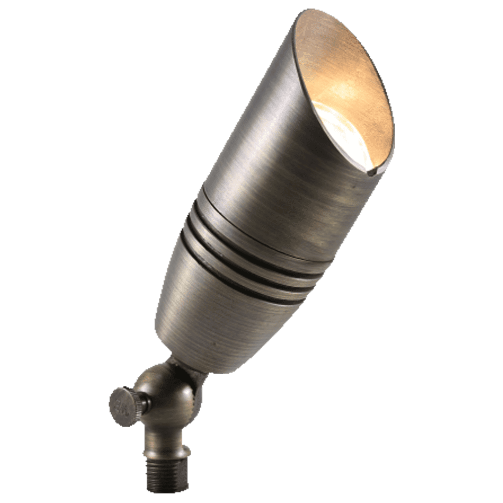 Brass LED Spot Light Kit: (6) Brass Spotlights, All Necessary Components - Tampa Home & Garden Store