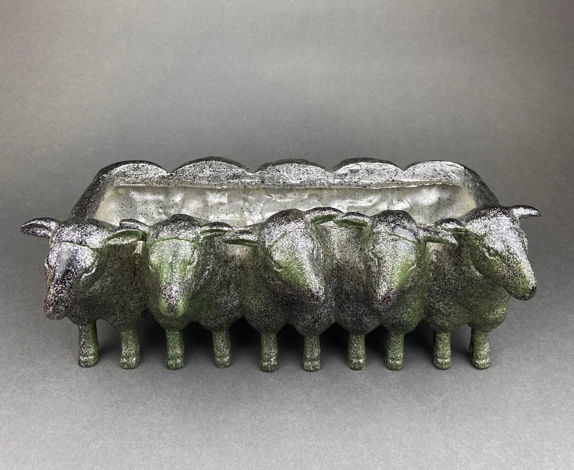 Brass Planter Shaped like Swan. Bird Shaped Herb Planter. Green House Decor. Window Sill Decor. - Tampa Home & Garden Store