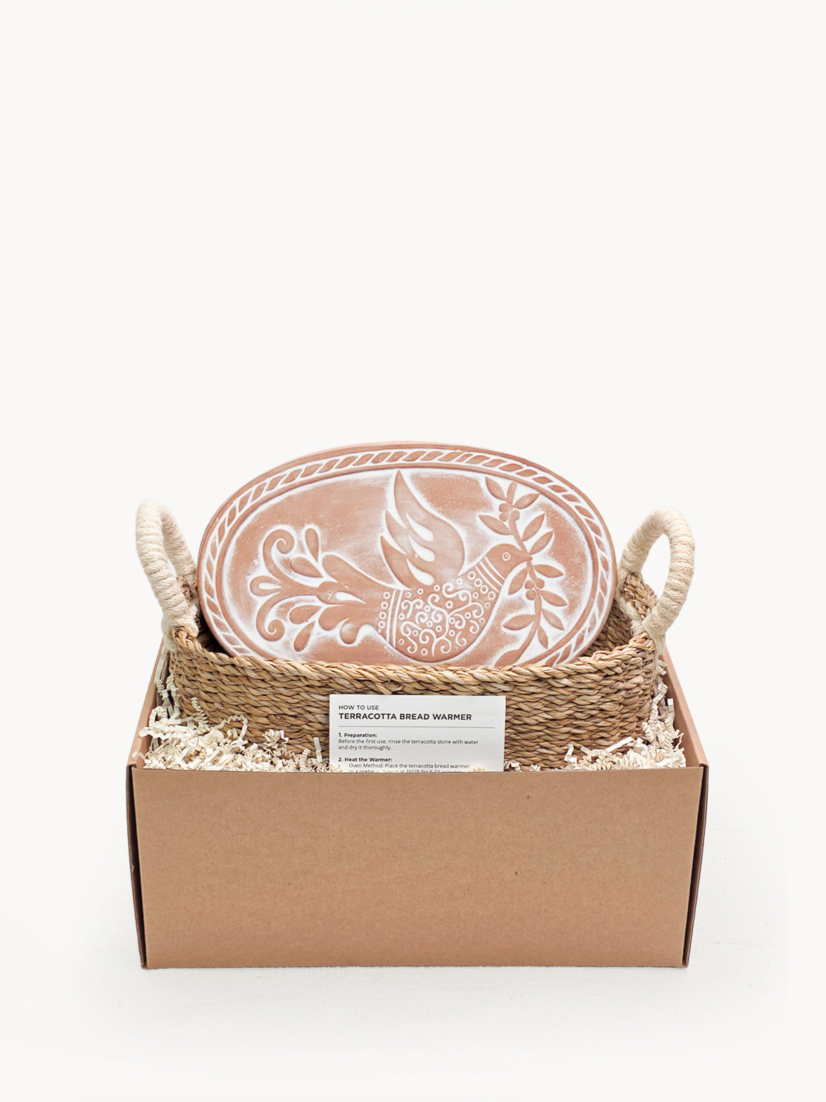 Bread Warmer & Basket - Bird Oval - Tampa Home & Garden Store