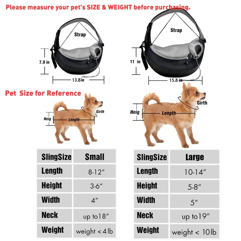Breathable Pet Carrier Handbag Pouch Sling - Tampa Home & Garden Store
